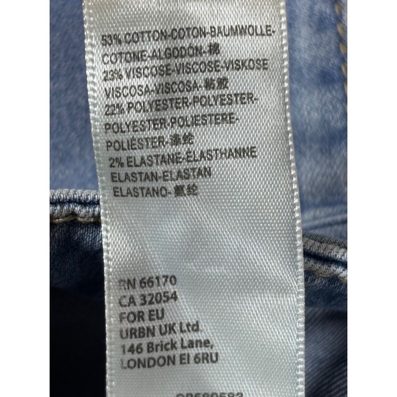 Free People Womens Size 29 Light Wash High Rise Flare Jeans‎ - Picture 14 of 15